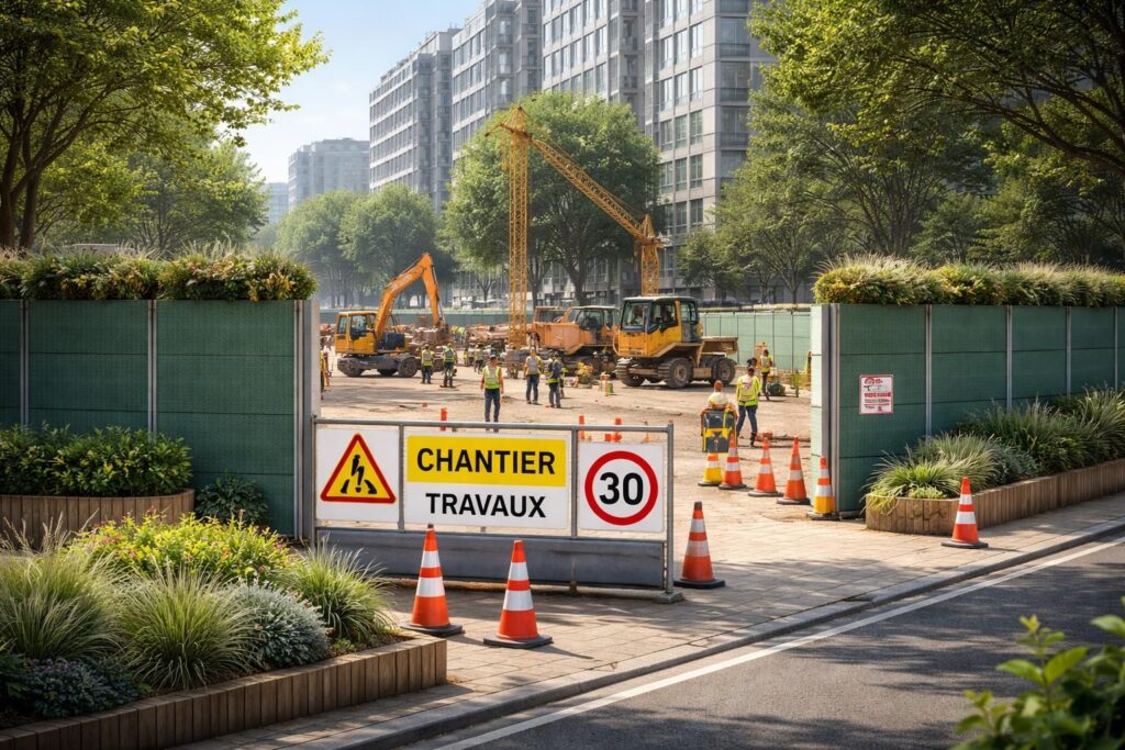 découvrez des conseils pratiques pour réduire les nuisances sonores et environnementales lors de travaux de construction, afin d'assurer un chantier plus respectueux.