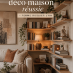 Un salon bien aménagé avec des idées déco chaleureuses et accueillantes.