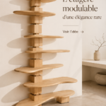 Étendue de l'étagère modulable Ledoux dans un intérieur élégant