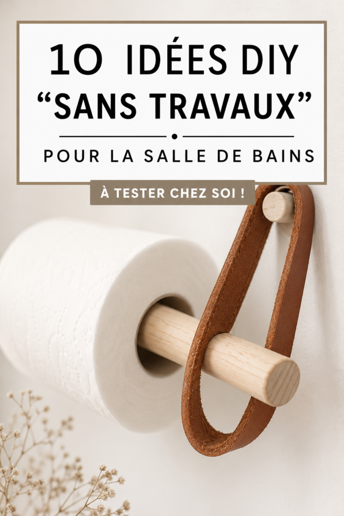 Salle de bains modernisée avec des idées DIY faciles