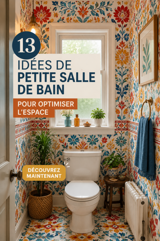 Exemple d'une petite salle de bain modernisée avec des rangements intelligents