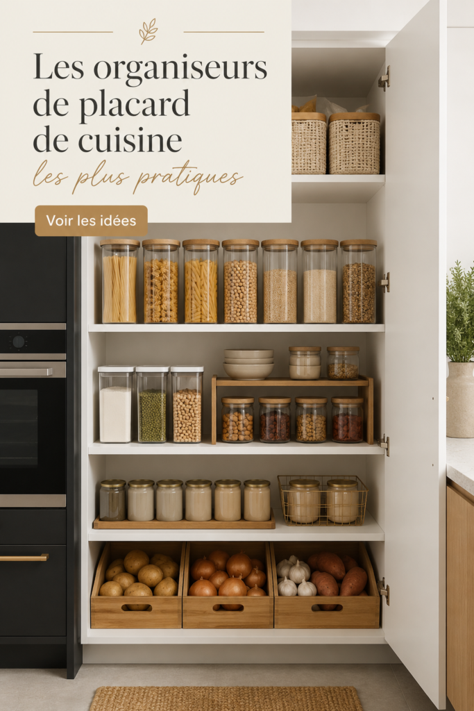 Cuisine moderne avec des solutions de rangement élégantes