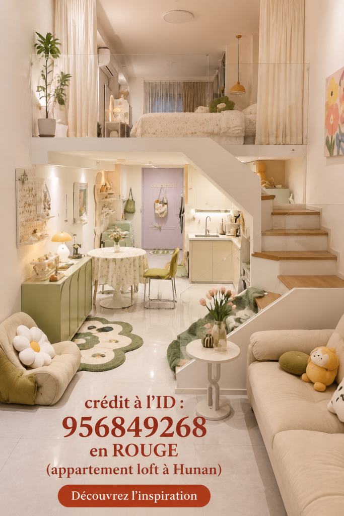 Appartement de style loft avec décor moderne à Hunan