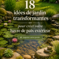 Un jardin cosy avec des meubles confortables et des plantes luxuriantes