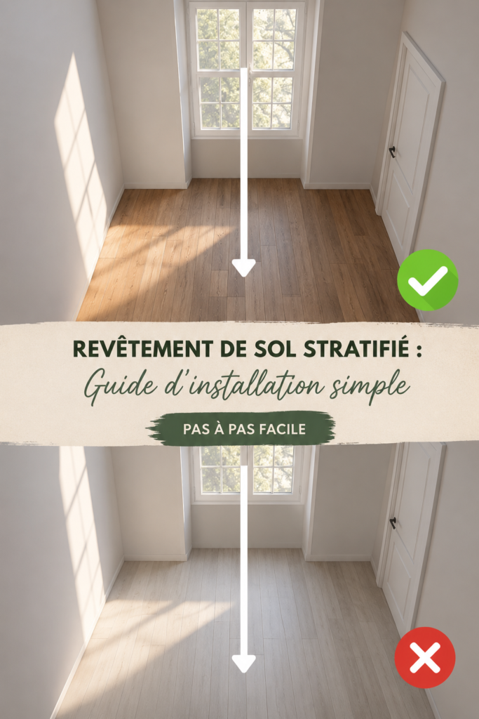 Guide simple pour poser un parquet stratifié avec des outils et matériaux