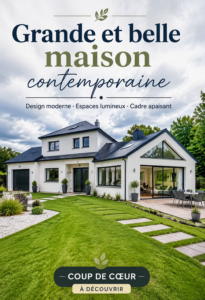 Une maison contemporaine lumineuse avec des lignes épurées et un design moderne