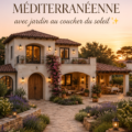 Une maison méditerranéenne au style chaleureux avec un jardin élégant