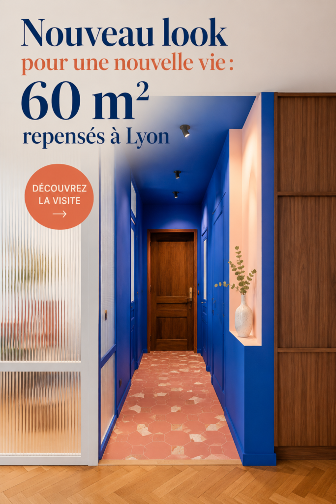 Appartement rénové à Lyon, mettant en valeur un aménagement moderne et chaleureux.