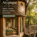 Séjour dans une cabane en bois perchée dans les arbres en Vendée