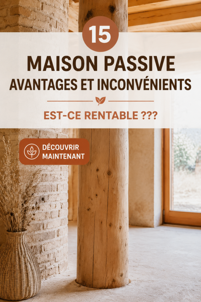 Maison passive moderne avec un design écologique