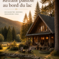 Chalet paisible au bord d'un lac entouré de nature verdoyante