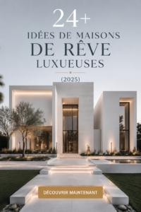 Intérieur d'une maison avec un design de luxe moderne
