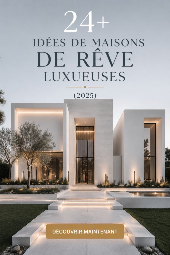 Intérieur d'une maison avec un design de luxe moderne